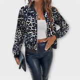 Raquel - Abrigo Elegante de Leopardo