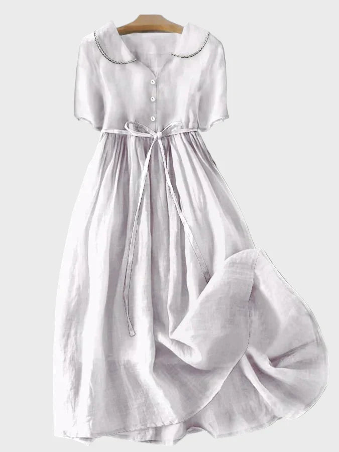 Vestido Clásico con Botones