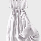 Vestido Clásico con Botones