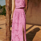 Moise | Conjunto Rosa de Encaje