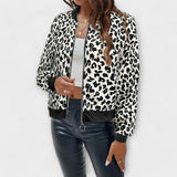 Raquel - Abrigo Elegante de Leopardo