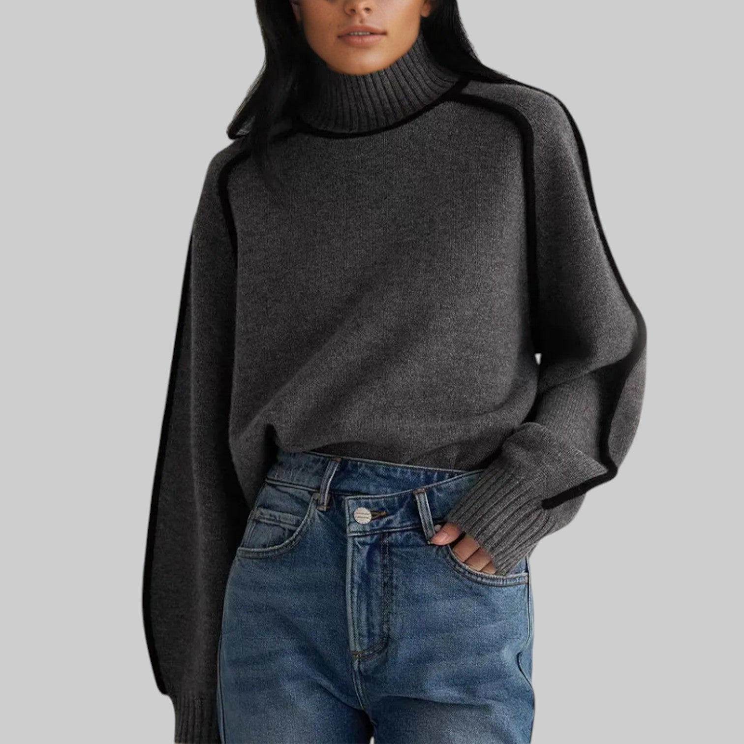 Arabélle - Jersey de cuello alto