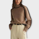 Emilia - Suéter de cuello alto suave y elegante