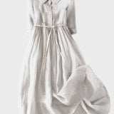 Vestido con Cuello Elegante