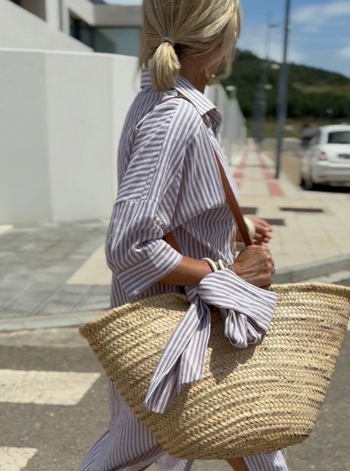 Veronica™ – Camisa Clásica a Rayas