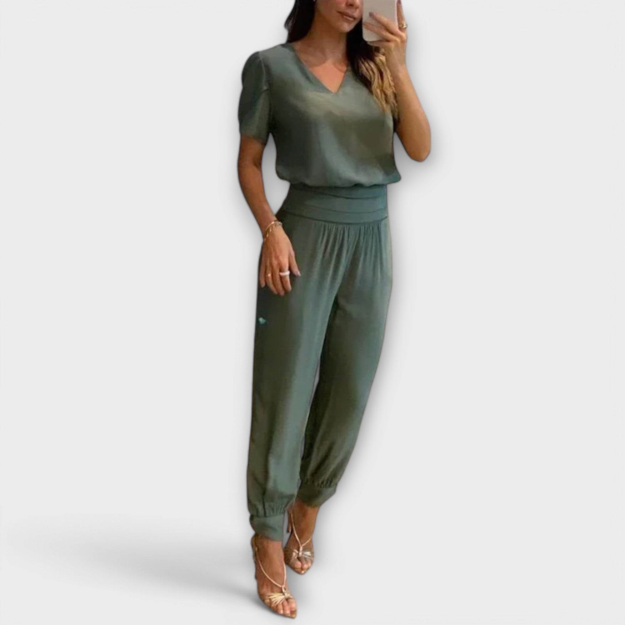 Irmelin | Conjunto elegante con camisola y pantalones