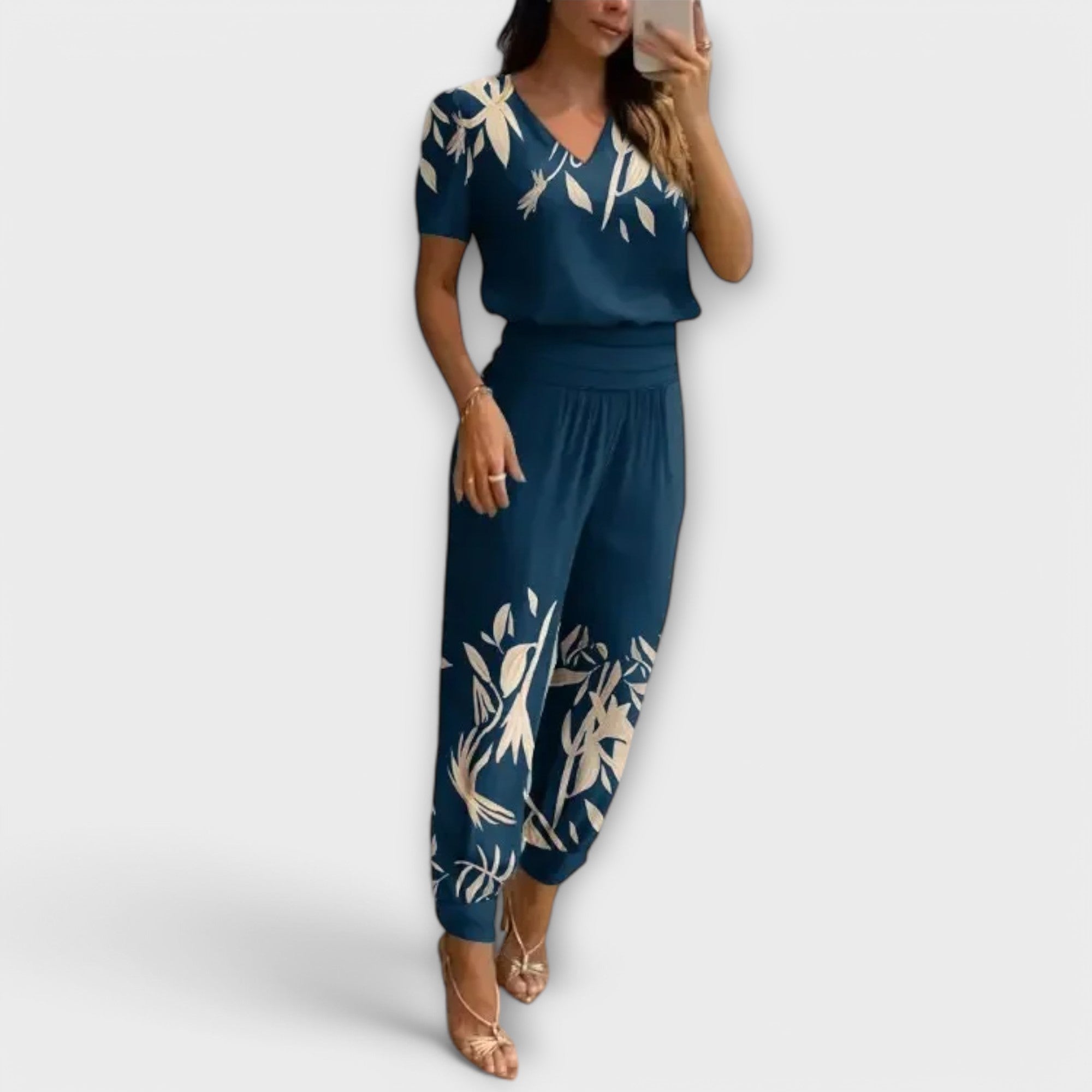 Irmelin | Conjunto elegante con camisola y pantalones