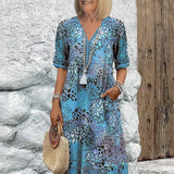 Lia | Vestido Midi para Mujer en Tela Ligera
