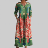 Judith | Elegante vestido largo de flores