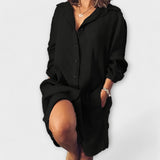 Raquel - Blusa de lino casual