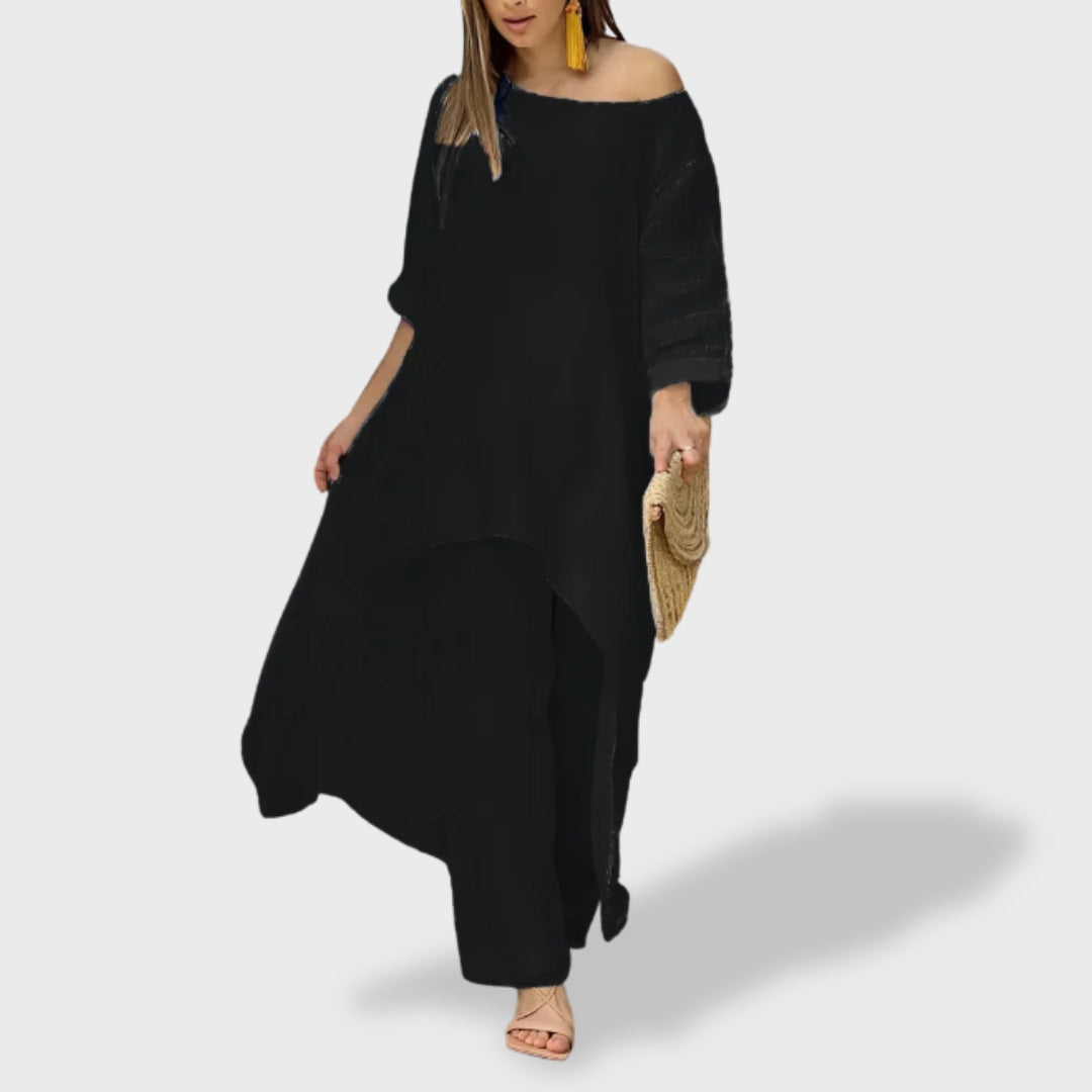Filipa | Conjunto Ligero de Lino para las Vacaciones