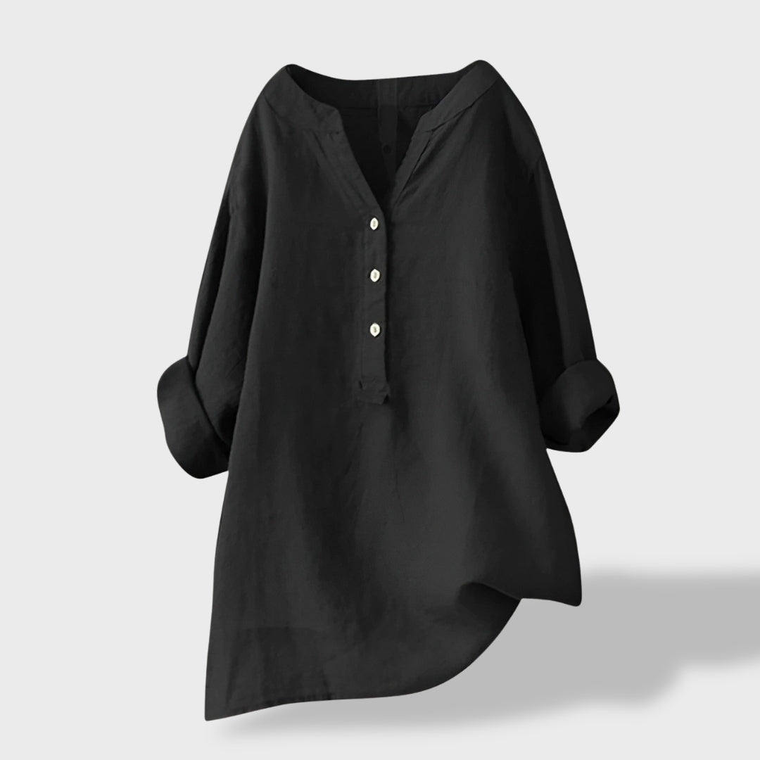 Beatriz｜Camisa Ligera de Lino para el Verano