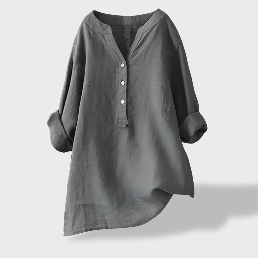 Beatriz｜Camisa Ligera de Lino para el Verano