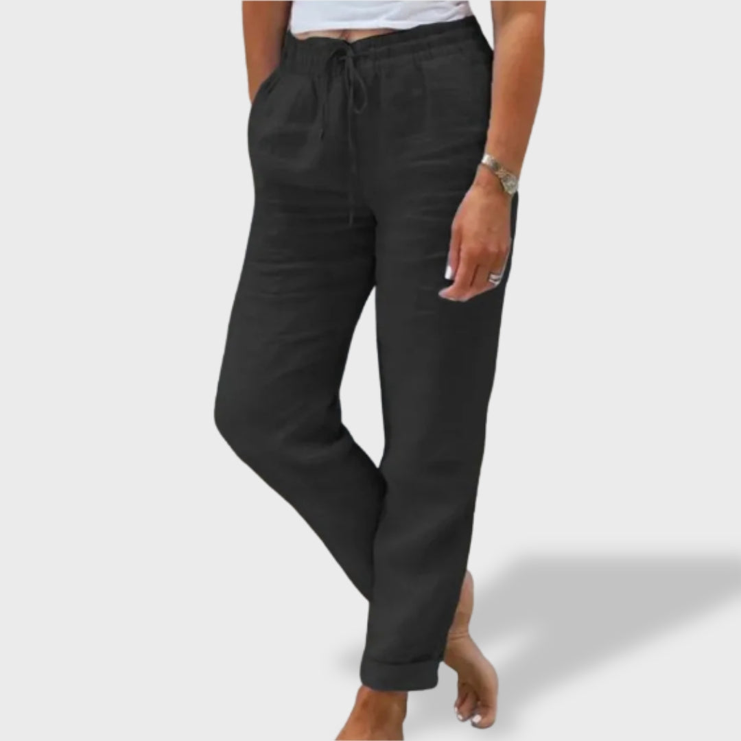 Benedita | Pantalones ligeros de lino