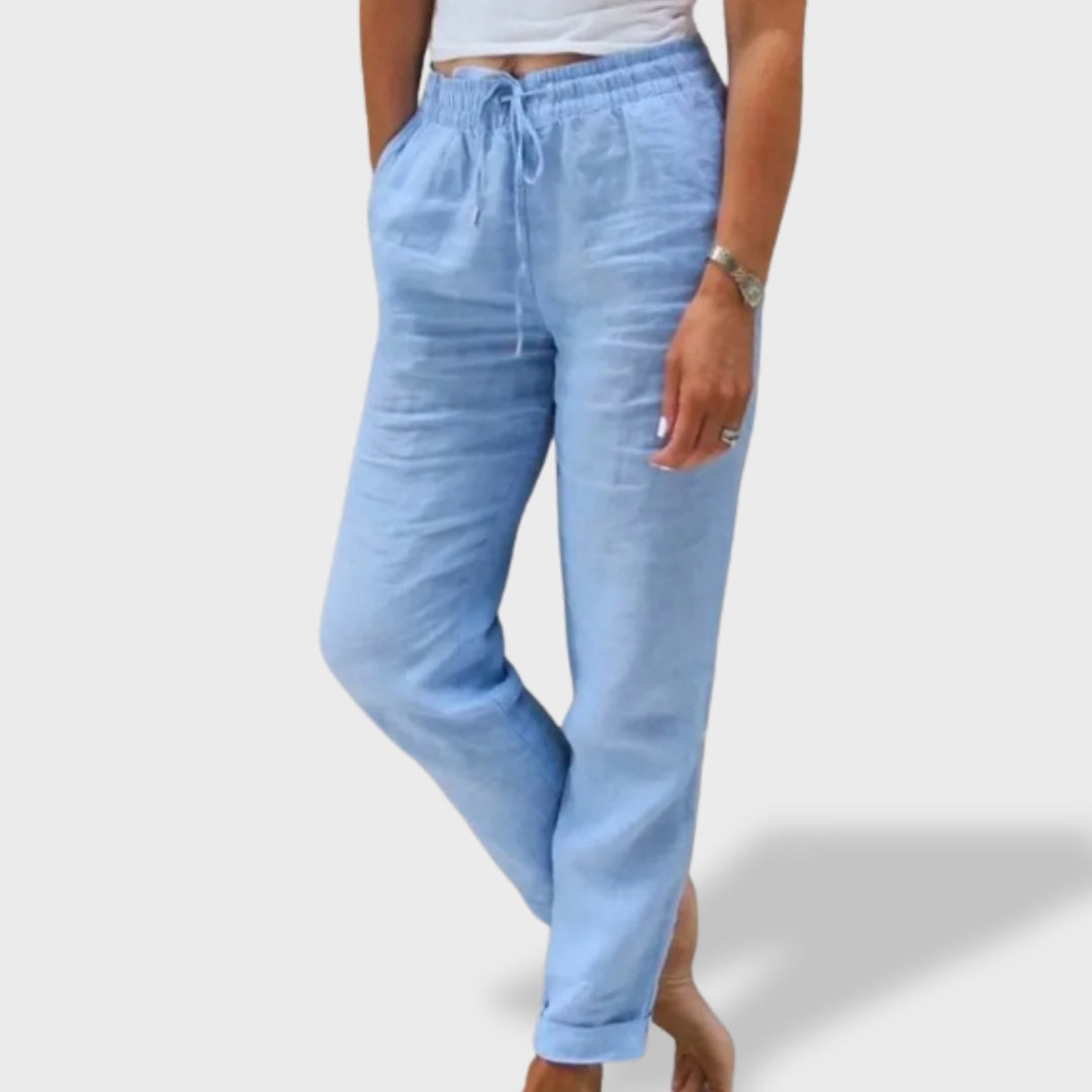 Benedita | Pantalones ligeros de lino
