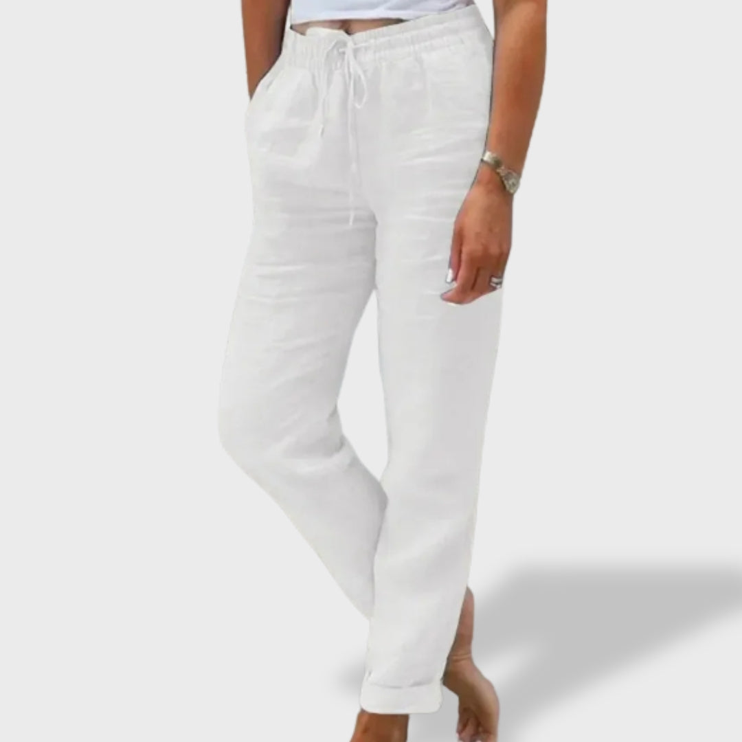 Benedita | Pantalones ligeros de lino