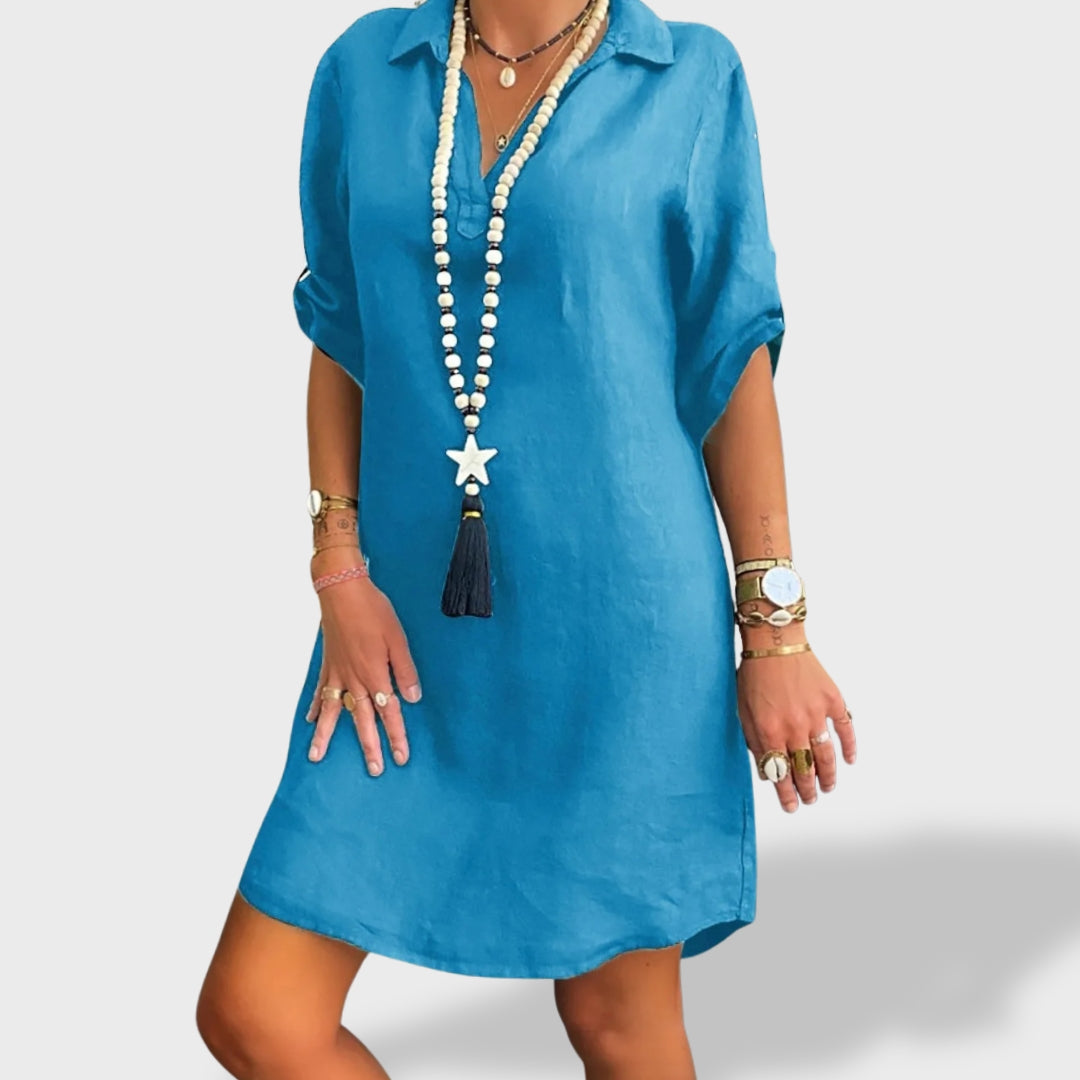 Vitória | Vestido Fresco de Lino de Verano