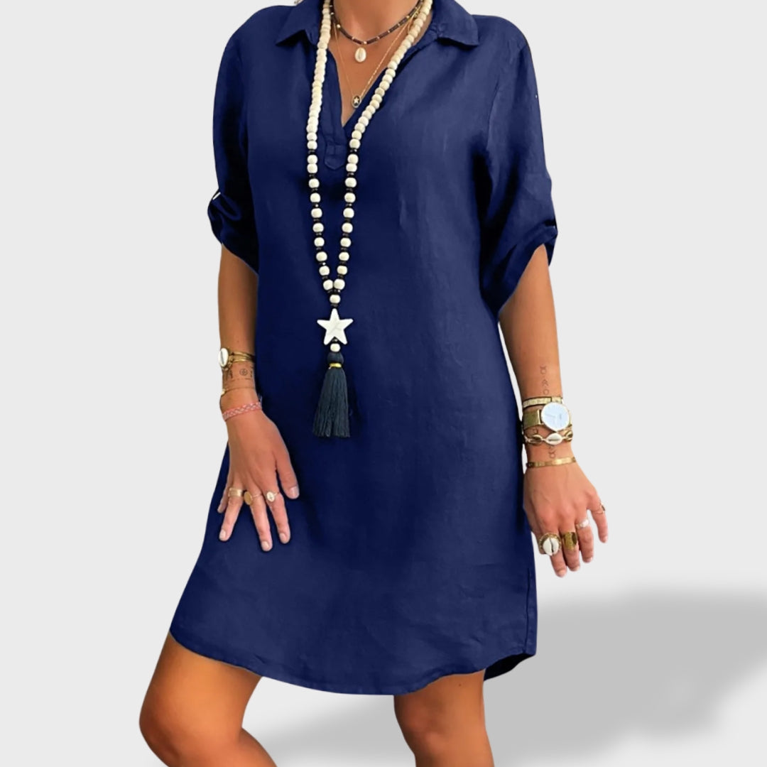 Vitória | Vestido Fresco de Lino de Verano