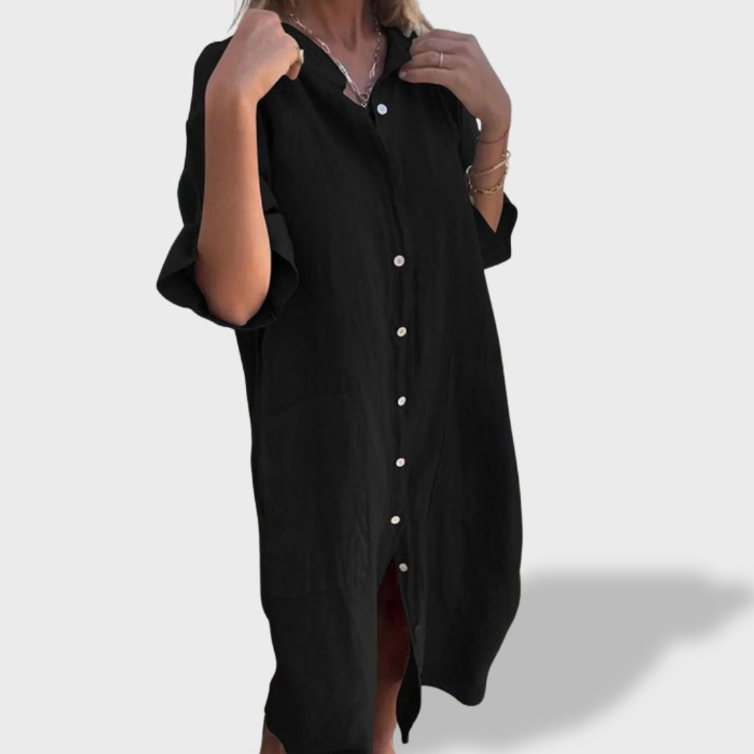 Vestido Suelto Beatriz en lino