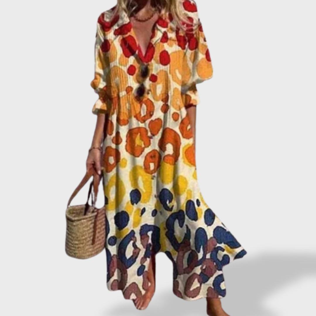 Odessa - Vestido Boho de Lino