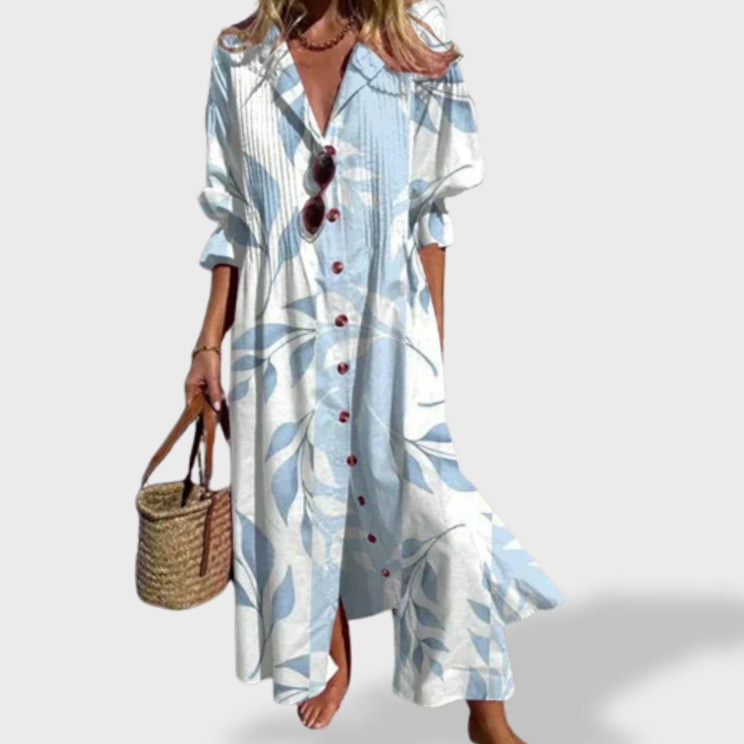 Odessa - Vestido Boho de Lino