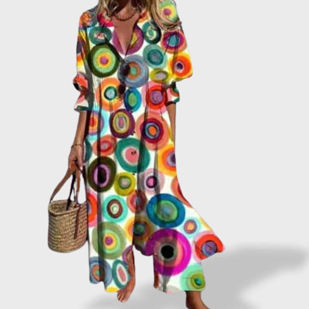 Odessa - Vestido Boho de Lino