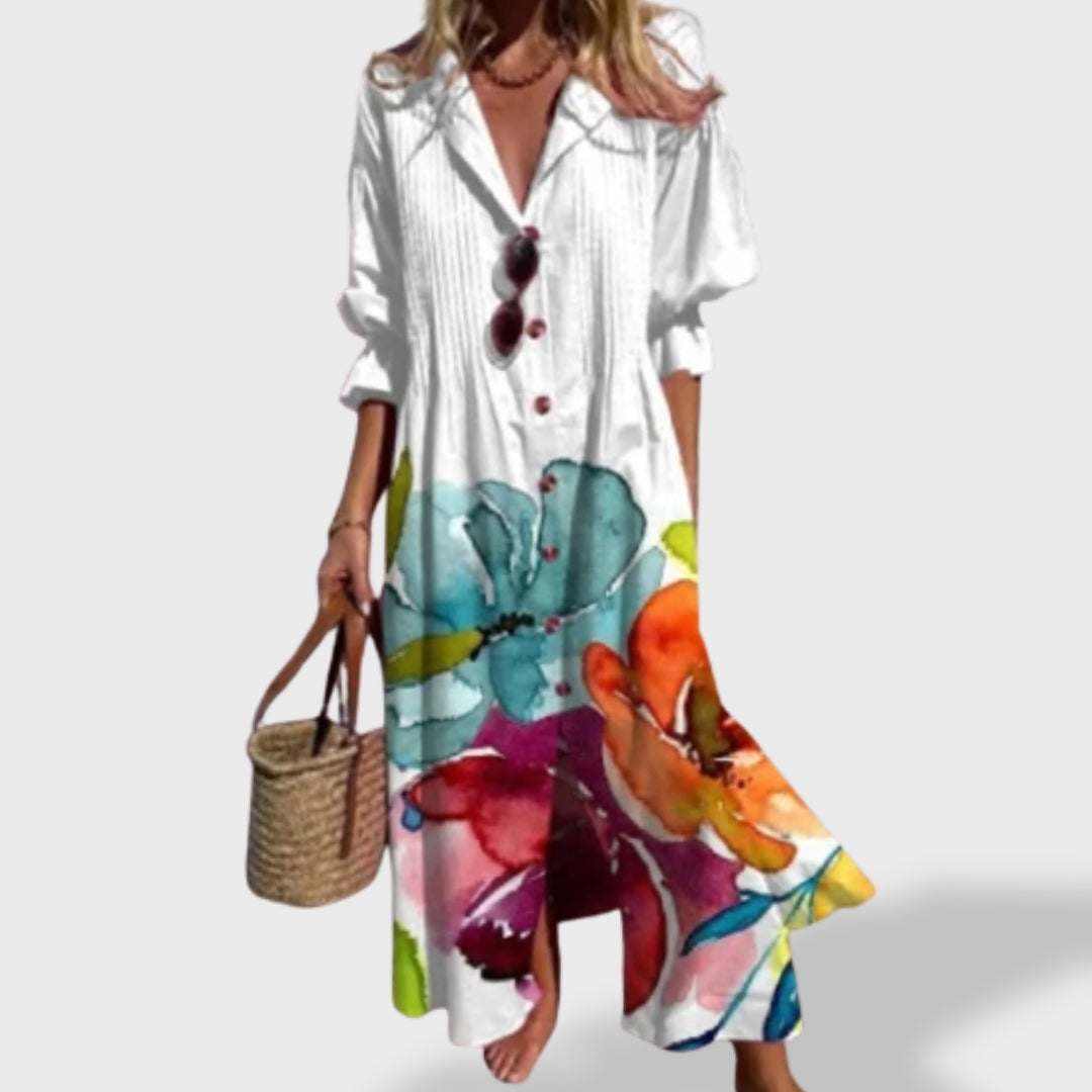 Odessa - Vestido Boho de Lino