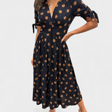 Monica™ | Vestido Elegante de Lunares