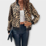 Raquel - Abrigo Elegante de Leopardo