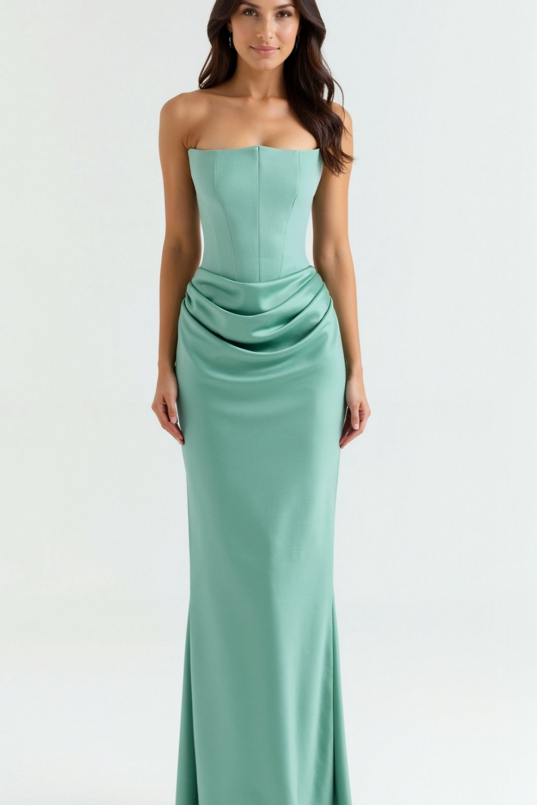 Esmeralda | Vestido largo Fiorella con corsé