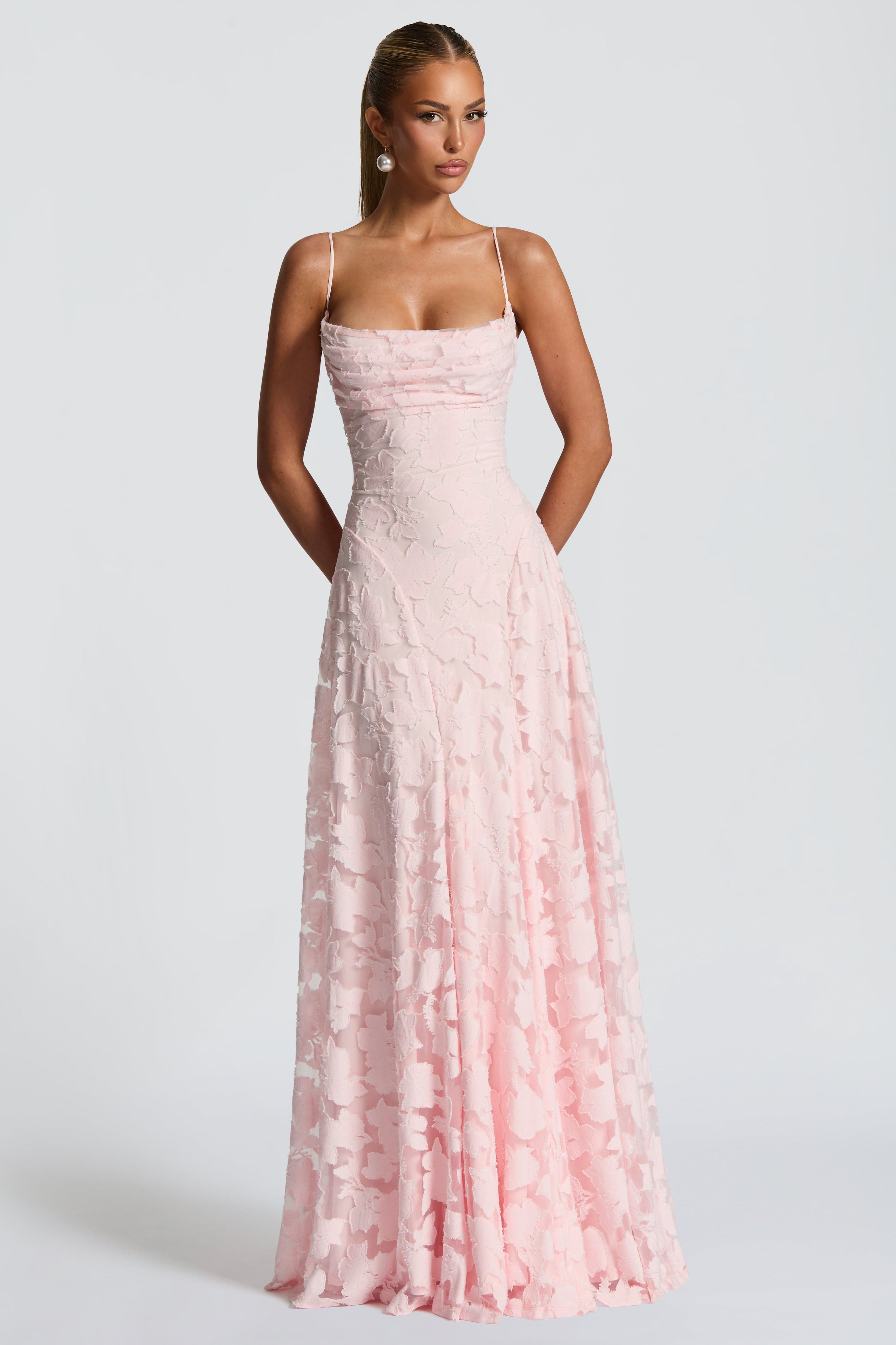 Francisa | Vestido Largo con Corsé de Encaje