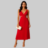 Lara – Elegante vestido de noche plisado