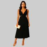 Lara – Elegante vestido de noche plisado
