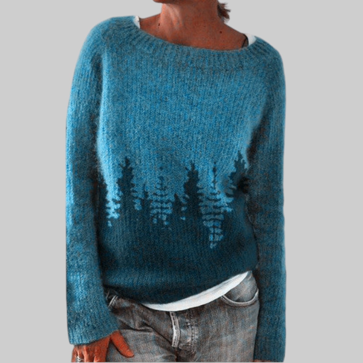 Alva - Camiseta forestal de manga larga con estilo