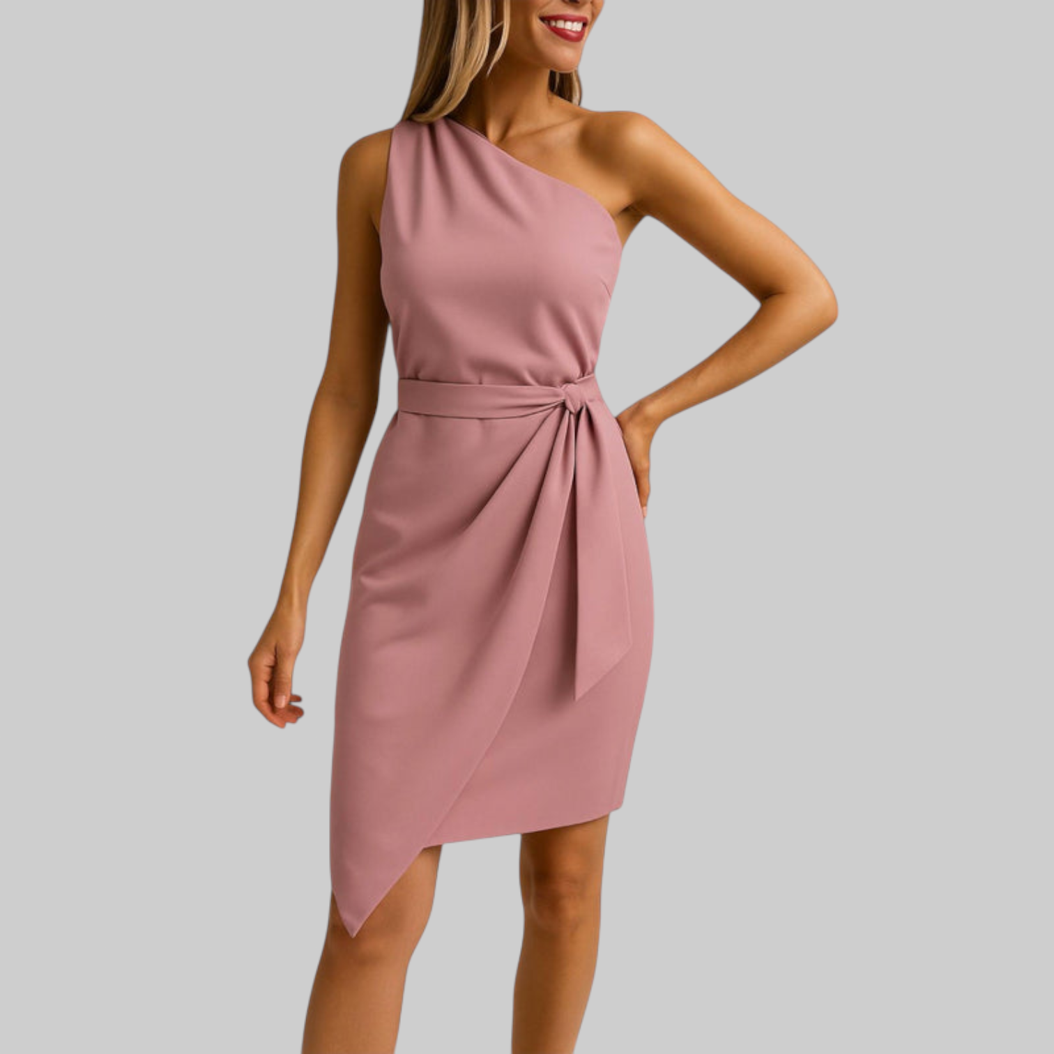 Lorella – Vestido de Verano de Un Hombro