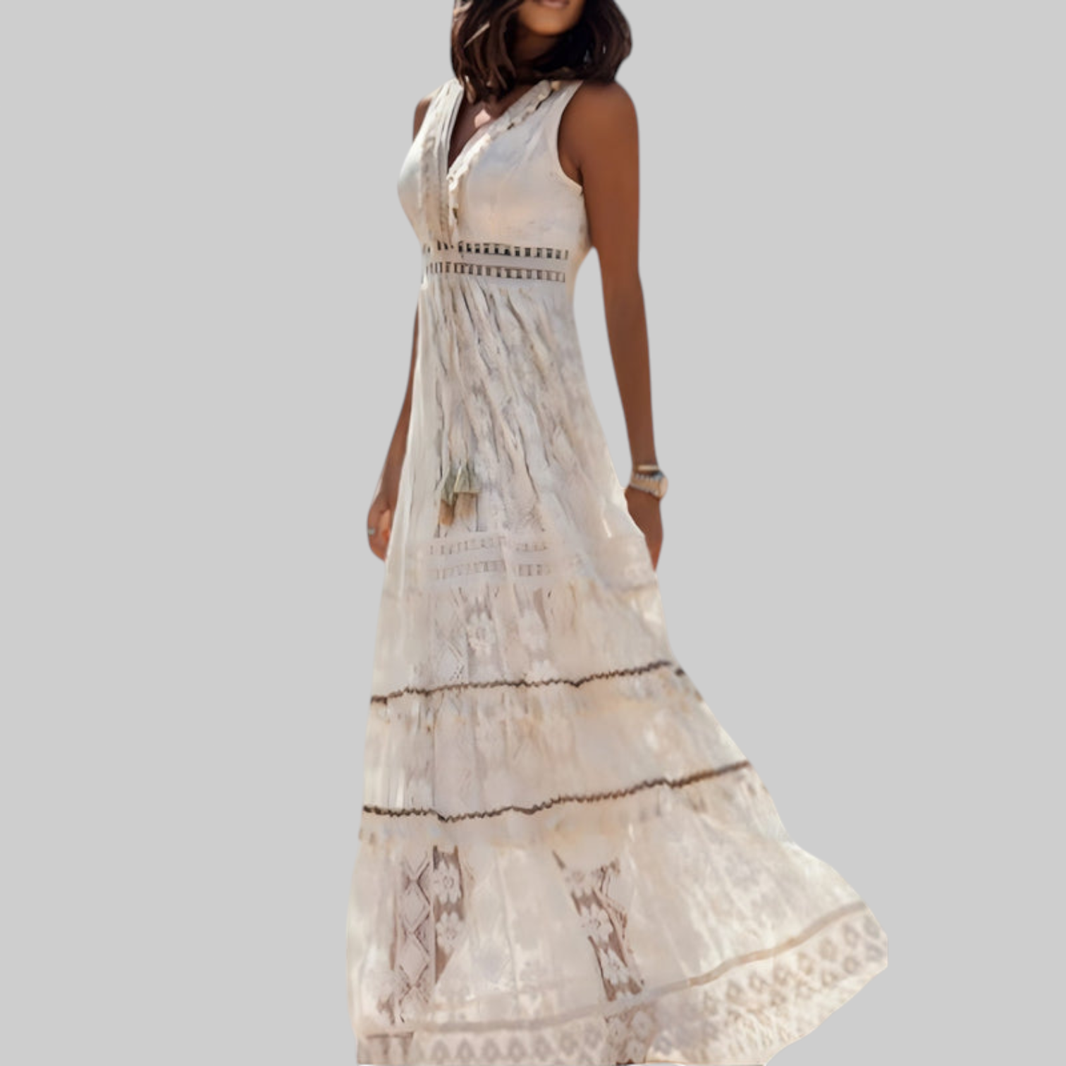 Nicolina – Vestido Maxí Boho