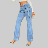 Rebecca – Jeans de Cintura Alta