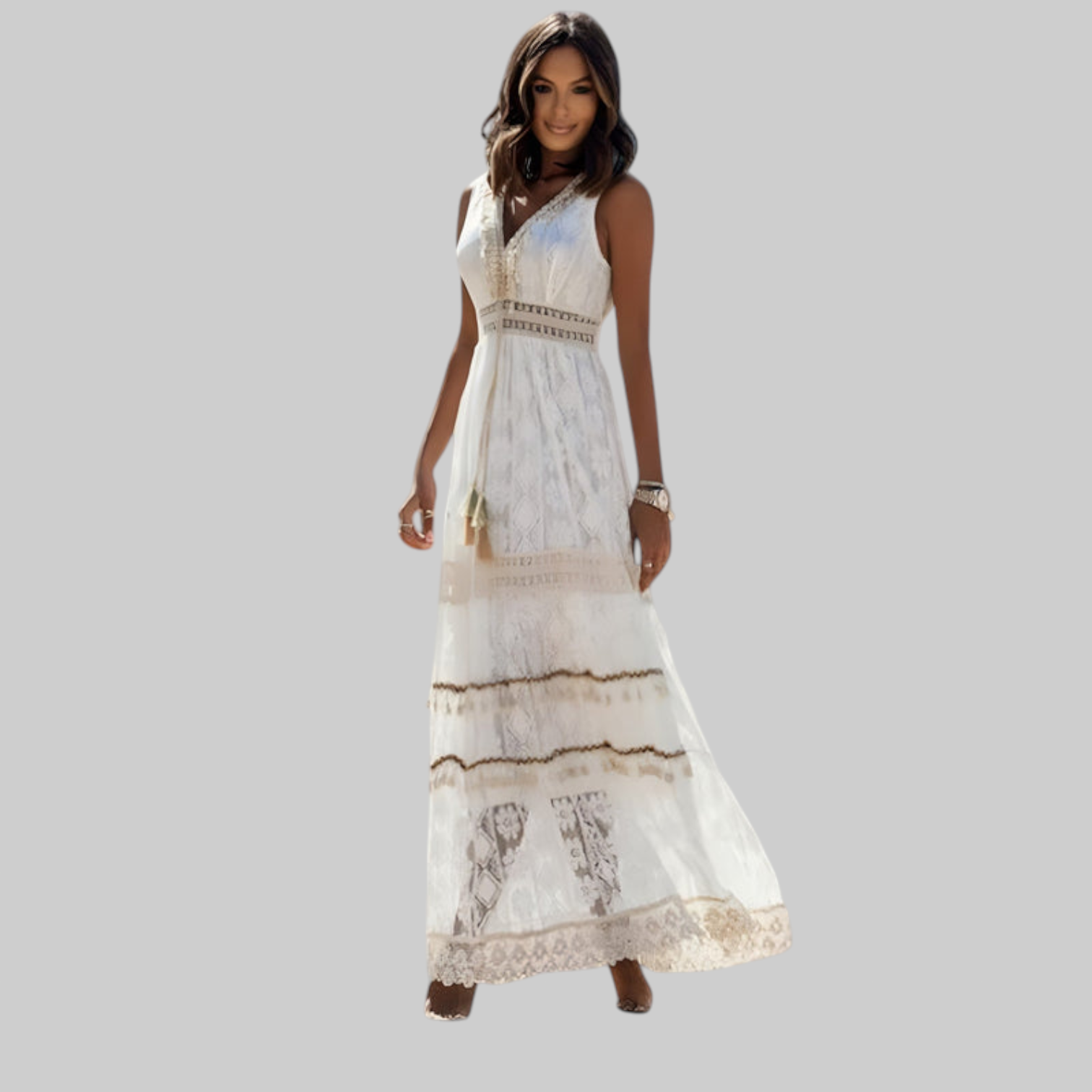 Nicolina – Vestido Maxí Boho