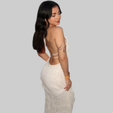 Edmea – Elegante vestido maxi con tirantes