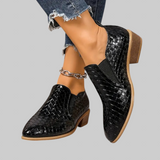 Alexandra | Zapatos Ortopédicos Oxford en Cuero⏐Edición Premium
