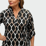 Camisa casual de manga larga con diseño elegante