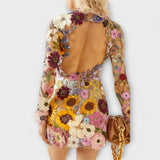 Dolores | Vestido con estampado de flores