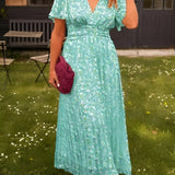 Sandra | Vestido maxi elegante con escote en V