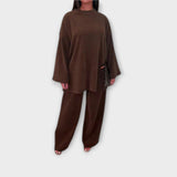 Ingrid | Conjunto de Talla Grande de Estilo Acanalado