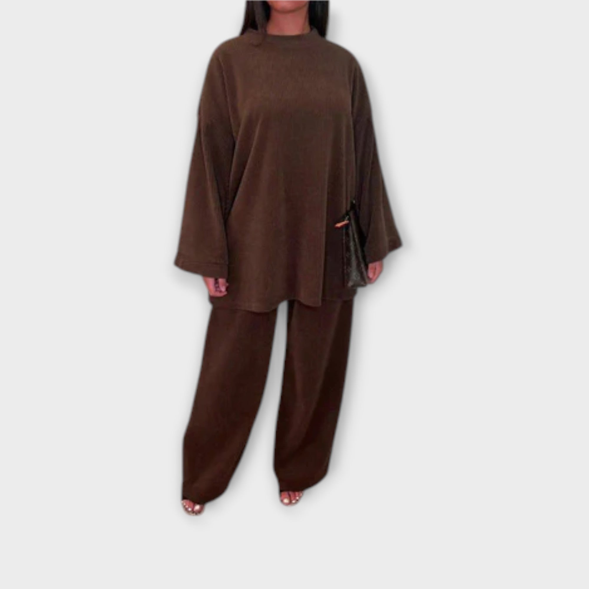 Ingrid | Conjunto de Talla Grande de Estilo Acanalado