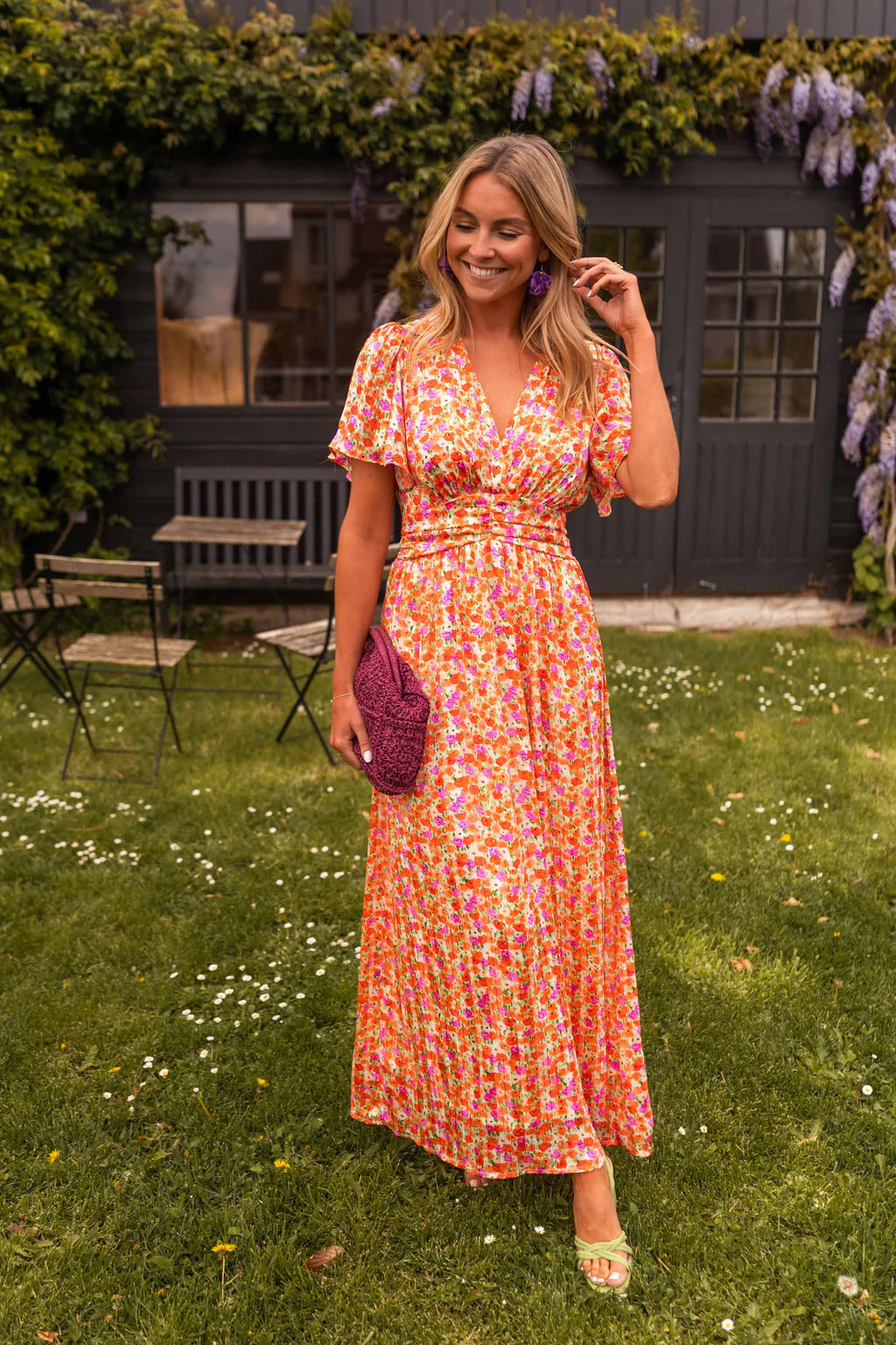Sandra | Vestido maxi elegante con escote en V
