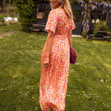 Sandra | Vestido maxi elegante con escote en V