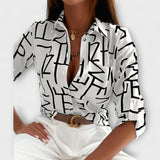 Clara - Blusa con Cuello Clásico