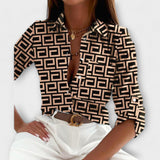 Clara - Blusa con Cuello Clásico