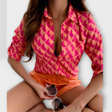 Clara - Blusa con Cuello Clásico